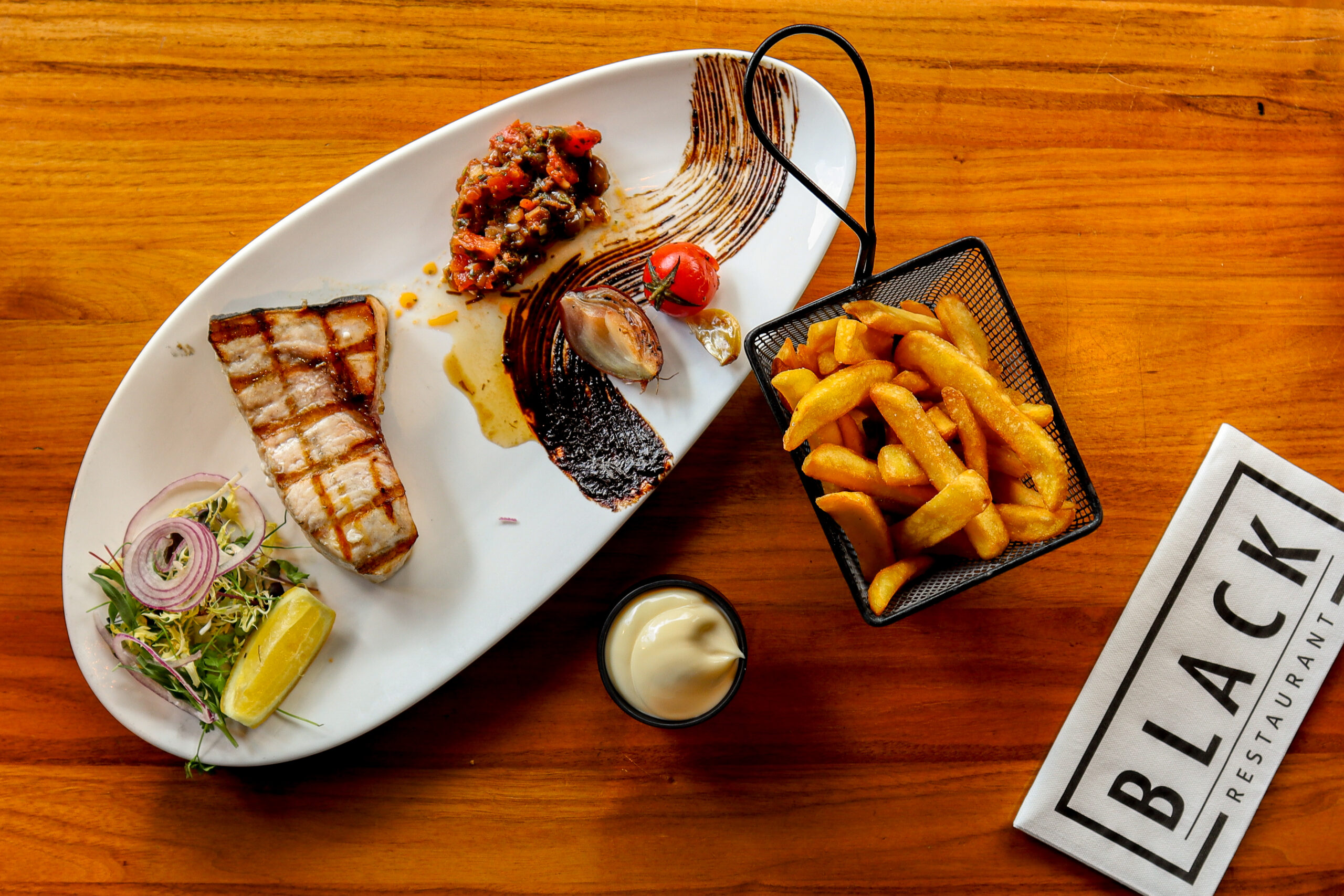 Restaurant Black & Blue Leliegracbt Amsterdam